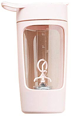 LLINthy Bouteille d'eau portable pour sport, gym, bouilloire, presse-agrumes rechargeable par USB, mélangeur de protéines, mélangeur automatique