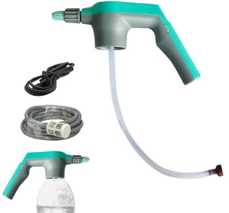 Elektrisches Drucksprühgerät | 2000 mA Handsprüher, wiederaufladbar, elektrisches Wasser, für Garten, Gemüsegarten, Innenbereich, Außenbereich, Garage, Auto, Rasen