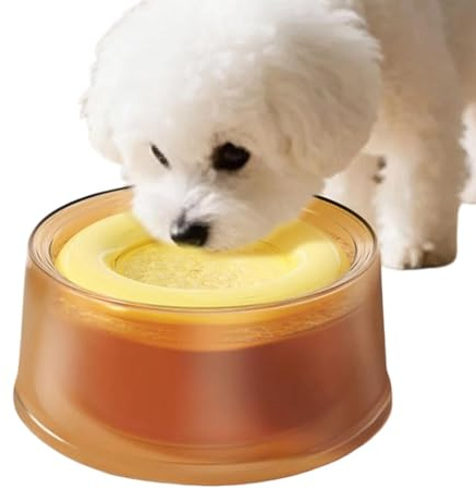 Sulxyi Dog Bowl,1200ml Floating Feeding Pet Supplies | No Drip Dog Water Bowl - for Puppy Kitten Small Medium Large Breed Home Outdoor Travel Camping Garden Patio