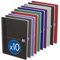 Oxford Lot de 10 Cahiers Essentials Grands Carreaux Seyès 100 Pages Reliure Spirale Couverture Carte Couleurs Assortis, A4 (21 x 29,7 cm)