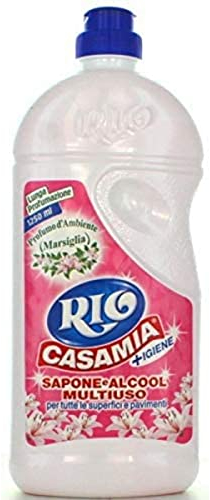 RIO - Casamia, Detergente con Sapone e Alcool per Pavimenti e Tutte le Superfici , 1.25 l