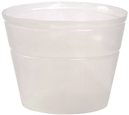 Dehner Pflanztopf-Einsatz, flexibel, Ø 35 cm, Höhe 25.5 cm, Kunststoff, transparent