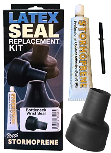 Stormsure Latex Wrist Seal Repair Kit (Bottle Neck Shape) - Extend Your Dry Suit's Life with Easy Repair or Replacement