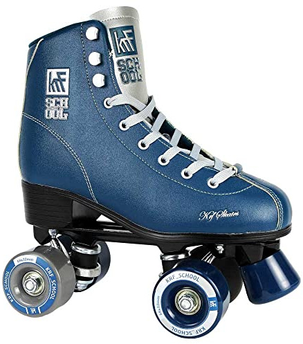 KRF Kinder Rollschuhe, Roller Figure Quad School Alu, Blue, 39, 0017061T39