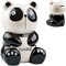 alles-meine.de GmbH große XL Spardose Verschiedene Motive frei wählbar süßer Panda Bär - inkl. Name - stabile Sparbüchse - aus Porzellan/Keramik - mit Verschluss - 18 cm - ..