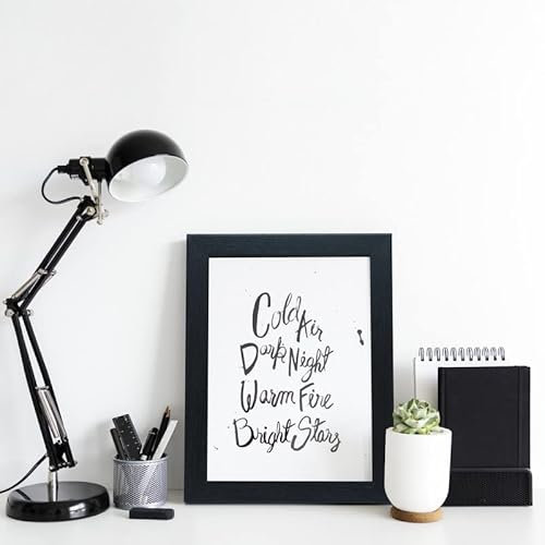 100X90 Cm Black Wooden Effect Picture Frame – Wall Mountable | Photo/Poster Frame |Perfect frame for framing jigsaw puzzles.