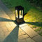 WRMING 15W LED Wegeleuchten Außen Warmweiß, Modern Design Pollerleuchte, Aluminium Schwarz Gartenlampe, IP65 Wetterfest Außenleuchte für Terrasse Garten Wegen, 3000K, 1200lm,40cm