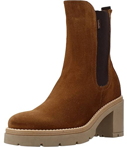 Nero Giardini I117130D Stivaletti Chelsea Donna in Pelle - Malto 39 EU