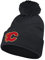 adidas NHL Bommelmütze mit Bündchen, Calgary Flames, Schwarze Farbe