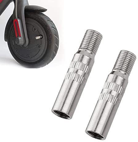 Ventilverlängerungen,Ventil Verlängerung Adapter,Ventilverlängerung Autoventil,Verlängerung der Ventilkappe mit Gewinde,Perfekt für Autos,Motorräder,Fahrräder und Motorräder,2 pcs