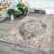 TT Home In-& Outdoor Teppich Küche Wohnzimmer Wetterfest Balkon Vintage Design Abstrakt, Farbe: Grau 3, Größe:200x280 cm
