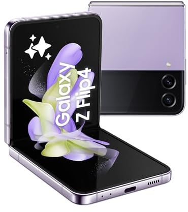 Samsung Galaxy Z Flip4 5G Smartphone Android Klapphandy 256GB, Bora Purple, inkl. 36 Monate Herstellergarantie [Exklusiv bei Amazon]
