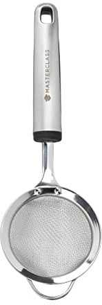 MasterClass Soft Grip Sieve, 8 cm, Carded, Stainless Steel, Silver