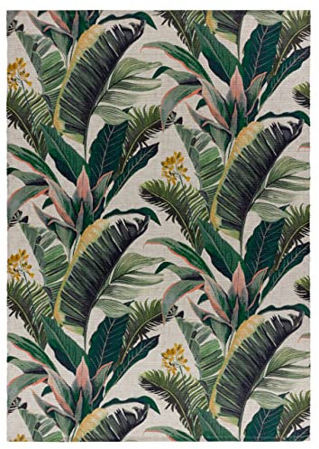 Wylder Tropics Hawaii Outdoor Rug, Polyester, Green, 120 x 170 cm (Rectangular)
