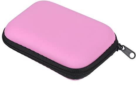 PATIKIL Dart Gehäuse Multifunktionell Eva Pfeile Tragen Lagerung mit Netze Taschen für Dartspitzen Flüge Zubehör Rosa