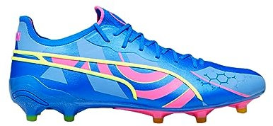 PUMA King Ultimate Energy FG blaurosa, 43 Herren