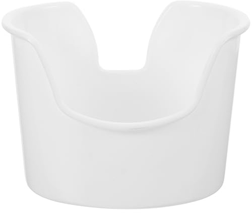Healvian Ear Washing Basin Ear Wax Removing Basin Accessory for Catching Irrigation Solution and Waste Lightweight Contoured Wash Holder for Home or Office Use Compatible with Most Wash Systems
