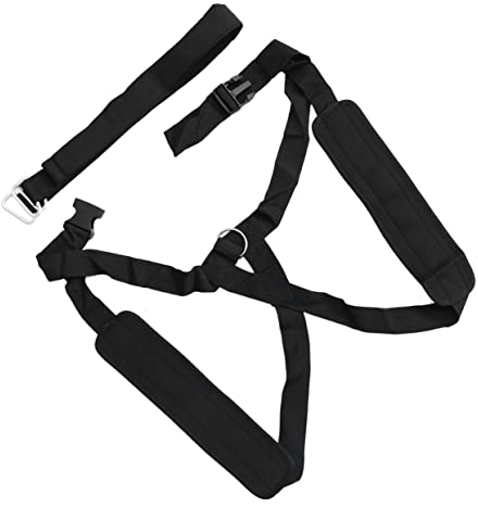 BESPORTBLE Training Zuggeschirr Power-Schlitten-gurtzeug Kraftschlittengurt Schlitten Ziehen Gurt Schlittenzugriemen Seil Zum Reifenziehen Workout Speed Trainer Gurt Laufen Kabelbaum Fitness