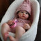Zero pam Reborn Baby Puppe Lebensecht 45cm Handgefertigt Weichkörper Realistische Neugeborene Baby-Puppen Wiedergeborene Baby Puppe Das Wie EIN Echtes Baby Aussieht für Alter 3+ Kinder