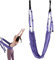 Uezeth Yoga Strap, Aerial Yoga Rope for Back Pain, Hammock Swing Stretching Strap, Anti-Gravity Inversion Yoga Belts (Purple)