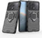 COMAKU Ultra Armor Case for Xiaomi Poco X6 Pro, TPU+PC Shockproof Cover with Ring Kickstand - Black