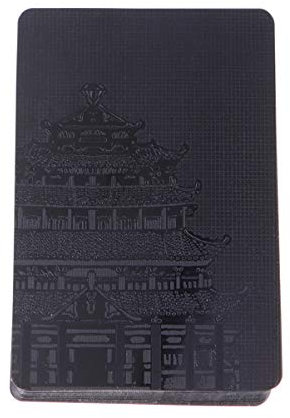 Abaodam leuchtender Schürhaken für freundinen Hochwertige Spielkarten Schwarz Brettspiel-Poker Kartenspielen Kartenspiel Spielen kreative Nachtpokerkarten scheinen Partybedarf