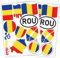 Finest Folia 2er Set DIN A4 Länderaufkleber Fahne Aufkleber Länderfahne Flagge für Auto Motorrad Sticker Länderflagge selbstklebend wetterfest R217 (47 Rumänien)