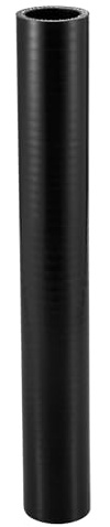 X AUTOHAUX 1 pièce 30 mm 1,18 ID 300 mm 11,81 Longueur 0 degré Tuyau en silicone pour voiture Noir Universel pour liquide de refroidissement