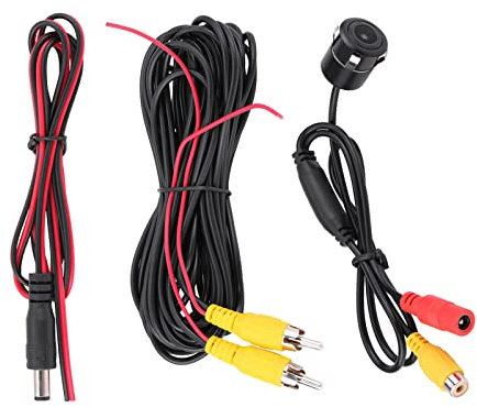 HD-Rückfahrkamera, 18,5 Mm HD Low Light Nachtversion, Auto-Rückfahrkamera, Buntes Display, NTSC PAL für Rückfahrkamerasysteme für Autos, SUVs, LKWs, Lieferwagen und Wohnmobile