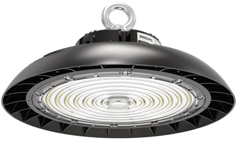 illumitec LED Hallenstrahler 200W mit Philip Netzteil dimmbar, 185 lm/w, 5000K, blendarm, 90°, UFO High Bay, Hallenleuchte, Industrielampe, Hallentiefstrahler, Hallenbeleuchtung, 5-Jahre Garantie