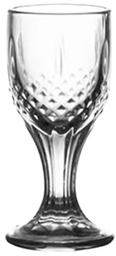 HWJFDC Schnapsgläser 6 stücke Schnapsglas 10ml Kleine Kapazität Glas Spirituosen Tasse Kelch Spirituosen Tasse Wein Dispenser Drinkware Transparent Tassen(10ml-type2)