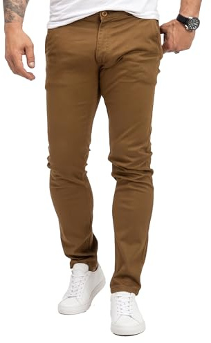 Rock Creek Chino Hose Herren Stoffhose Businesshose H-379 | Elegante Chinohose für vielseitige Outfits, Businesspants für Office und Beruf, geeignet für Alltag und Freizeit