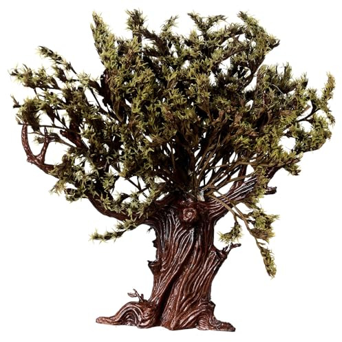 Baum mit grüner Belaubung, 18 cm H, geeignet für eine 8 cm Krippe