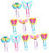 Lurrose 40 Pièces Marque-page Agrafe De Signet Trombone Signet De Couleurs Mélangées Coupe-papier Adorable Signet Marqueur De Livre D'animaux Marqueurs De Page Gel De Silice