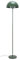 ValueLights | Forest Green Single Stem Standing Floor Lamp with Dome Lampshade | Floor Lamps & Torchieres, Home Décor & Improvement Essential | Includes Bulb
