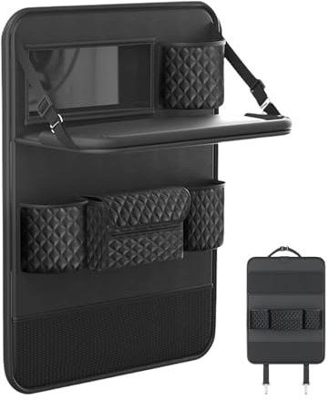 Fbinys Back Seat Organizer for Kids | Multi-Pocket Car Backseat Storage with Tablet Holder | Rear Seat Organizer for Toys, Snacks, and Travel | Ideal for SUVs, Trucks, and Family Cars