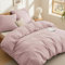 BEDSURE Bettwäsche 155x220 Baumwolle Rosa - Bettwäsche-Sets 155 x 220 cm Bettbezug 3teilig mit 2 Kissenbezüge 80x80 cm, Oeko-TEX Bedding Adobe Rose mit Reißverschluss