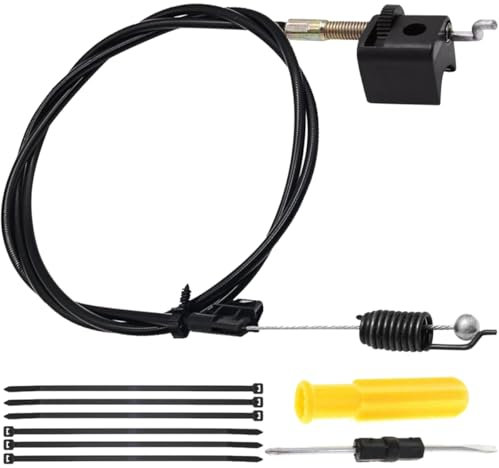 ZAMDOE 189182 Câble d'entraînement automoteur 532189182 pour Craftsman pour Husqvarna pour Poulan pour AYP 60-104 917378950 917378951 917378960 5521 pour pièces de Tracteur à Gazon Câble de Traction