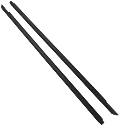1 Paar Autofenster-Dichtungsstreifen, Autotür-Fenster-Dichtungsstreifen 55399123AG, Geräuschdämmung, Fenster-Dichtungsstreifen, Zierleiste, Schwarz