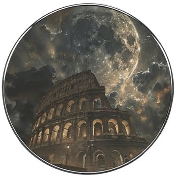 Kitchen Magnets for Refrigerator,Rome Moon Shines Printed Strong Fridge Magnets,Alloy Magnets for Kitchen, Office, Home and Cabinet