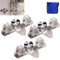 Broom Holder Mop Hanger Wall Mounted, Self Adhesive Command Mop Broom Hanger with Hooks, Suction Cup Nail Free Installation Broom Organizer for Bathroom (Transparent white*3)