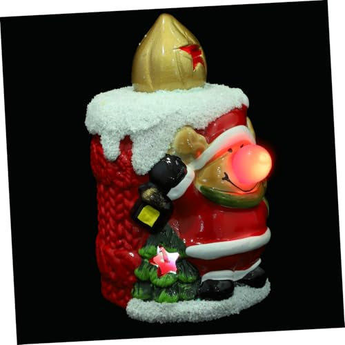 MAGICLULU Weihnachtsdekoration Kerze Modellierung Licht Hause Szene Ornament Weihnachten Versorgung Weihnachtsdekoration