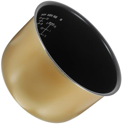 Homoyoyo Olla Interior para Arrocera Eléctrica 5 litros De Aleación De Aluminio Revestimiento Antiadherente Compatible Modelos Comunes para Uso Doméstico y Reemplazo