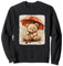 Roter Regenschirm Teddy Kostüm Sweatshirt