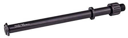 Perno Passante,Adattatore Perno Passante Bicicletta anteriore hubs tube albero albero MTB Road Bike a sgancio rapido Thru Axle Spiedi per Bike Front Fork TP M15X1.5 M12x1.5 M12x1.0(12x175mm)
