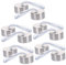 Zerodeko 10pcs Stainless Steel Water Bottles Replacement Caps Rope Handle Insulated Lids for Sports Bottles