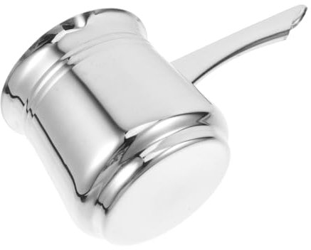 TOPBATHY Caffettiera Turca in Inox Bollitore Per e Latte Da Caffettiera Mediorientale Fatta Mano Per Uso Quotidiano e Campeggio