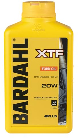 Bardahl - XTF FORK SAE 20W - Olio per Forcelle e Ammortizzatori Moto, Lubrificante Adatto alle Basse Temperature, Antiruggine, 1 L