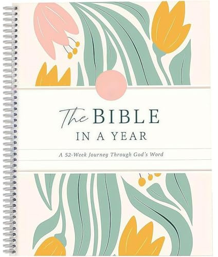 La Bible en Une Année – Guide d’Étude Biblique pour Femmes sur 52 Semaines, Bible Chrétienne Catholique avec Reliure Spirale, Espace pour Prendre des Notes, Journal biblique, Cadeau biblique
