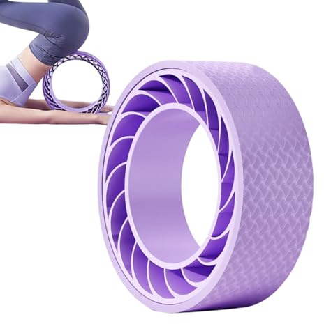 Chirp Yoga-Rad Dicker Komfort Für Muskelentspannung Und Stretching | Zur Muskelregeneration Und Als Rückenstretcher Für Den Einsatz Zu Hause, Im Fitnessstudio, Im Büro, Für Tägliches
